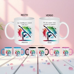 Mug Coach Gymnastique Personnalisé | Cadeau Coach GRS Original