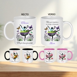 Mug personnalisé prof de danse avec prénom – cadeau original pour professeur de danse
