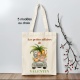 Tote bag enfant personnalisé thème safari, 4 modèles au choix