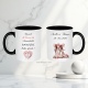 Mug personnalisé demoiselle d'honneur & témoin – Cadeau unique "Formidable, adorable, juste géniale"