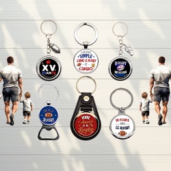 Porte-clés rugby – Accessoire pour passionné de rugby – Idée cadeau homme sportif