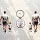 Porte-clés rugby – Accessoire pour passionné de rugby – Idée cadeau homme sportif
