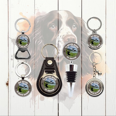 Porte-clés, chasseur personnalisé – décapsuleur cadeau chasseur - Idée cadeau nature