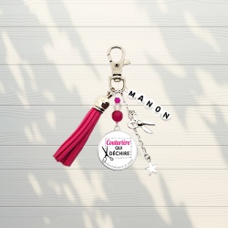 Porte-clé personnalisé couturière qui déchire – Cadeau original pour passionnée de couture