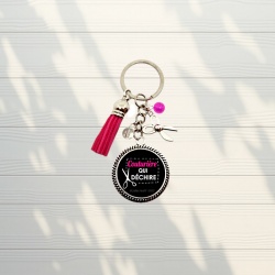 Porte clés couturière, cadeau Couturière qui déchire