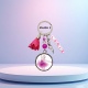 Porte-clés danse personnalisé – Cadeau unique pour danseuse ou professeur de danse