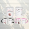 Mug auxiliaire de crèche, nounou ou AESH – Cadeau personnalisé crèche, nounou et accompagnant scolaire
