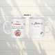 Mug auxiliaire de crèche, nounou ou AESH – Cadeau personnalisé crèche, nounou et accompagnant scolaire