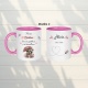 Mug auxiliaire de crèche, nounou ou AESH – Cadeau personnalisé crèche, nounou et accompagnant scolaire
