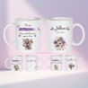 Mug nounou, auxiliaire de crèche  ou AESH – Cadeau personnalisé crèche, nounou et accompagnant scolaire