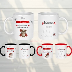 Mug nounou personnalisé, auxiliaire de crèche, AESH – Cadeau petite enfance