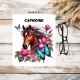 Essuie lunettes  personnalisé – Tête de cheval fleurie