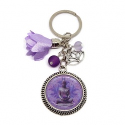 Porte clés ou bijou de sac bouddha