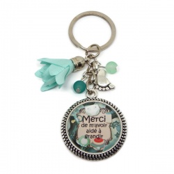 Porte clés "Merci de m'avoir aidé à grandir"