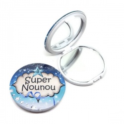 Miroir de poche "Super nounou"