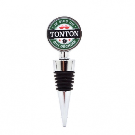 Bouchon de bouteille "Je suis un tonton qui déchire"