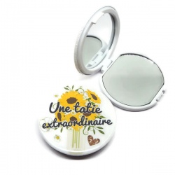Miroir de poche "Une tatie extraordinaire"