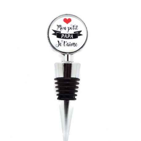 Bouchon de bouteille "Mon petit papa je t'aime"