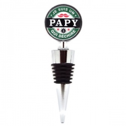 Bouchon de bouteille "Je suis un papy qui déchire"