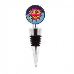 Bouchon de bouteille "Super papy"