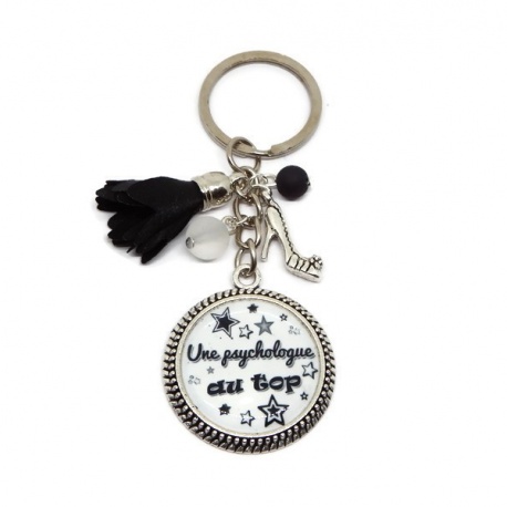 Porte clés "Une psychologue au top"