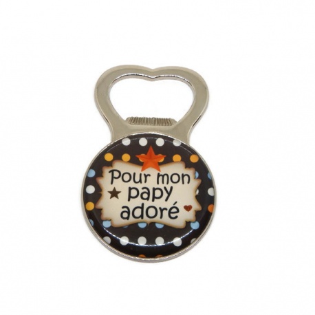 Décapsuleur "Pour mon papy adoré"