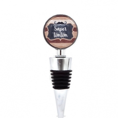Bouchon de bouteille "Super tonton"