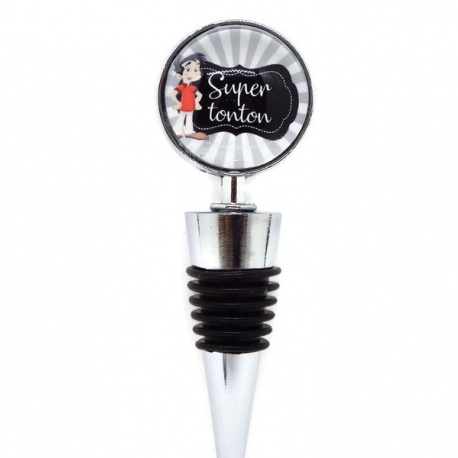 Bouchon de bouteille "Super tonton"