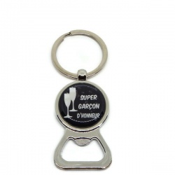 Porte clés décapsuleur "Super garçon d'honneur"