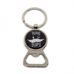 Porte clés décapsuleur, "Super papy"