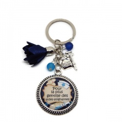 Porte-clés "Pour la plus gentille des aides soignantes"