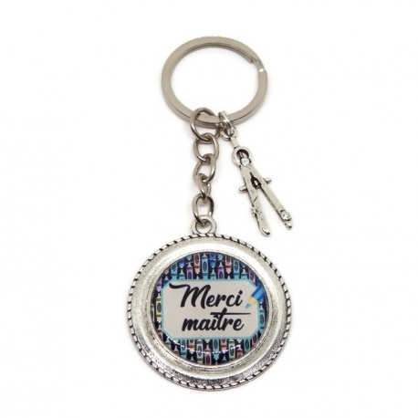 Porte clés Merci maître