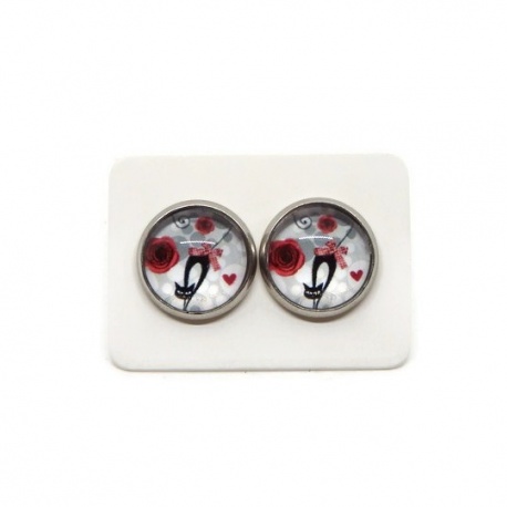 Boucles d'oreilles chat