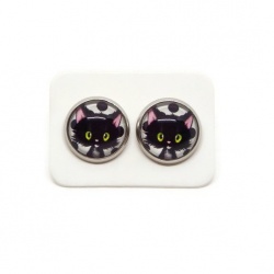 Boucles d'oreilles chat