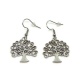 Boucles d'oreilles arbre de vie