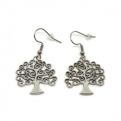 Boucles d'oreilles arbre de vie