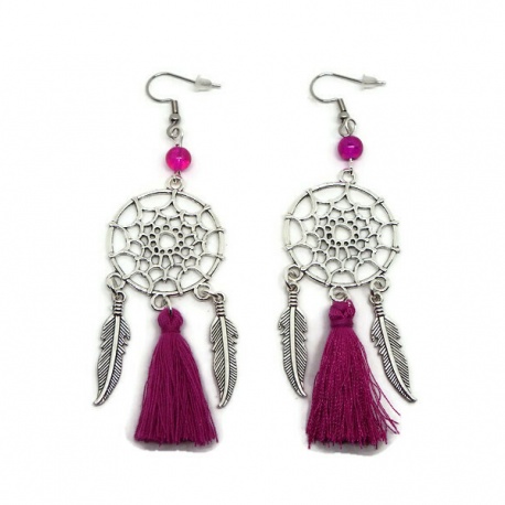Boucles d'oreilles Attrape rêve