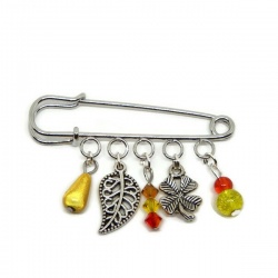 Broche épingle de 5 cm avec perle, broche pour châle, hijab