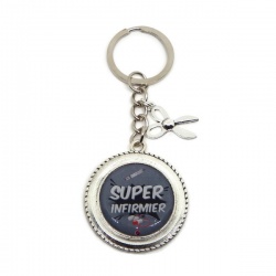 Porte clés "Super infirmier"