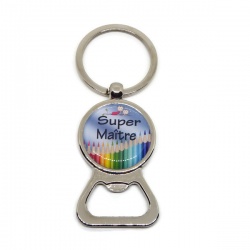 Porte clés décapsuleur "Super maître"