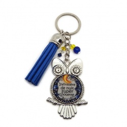 Porte-clés "Infirmière de nuit super chouette"