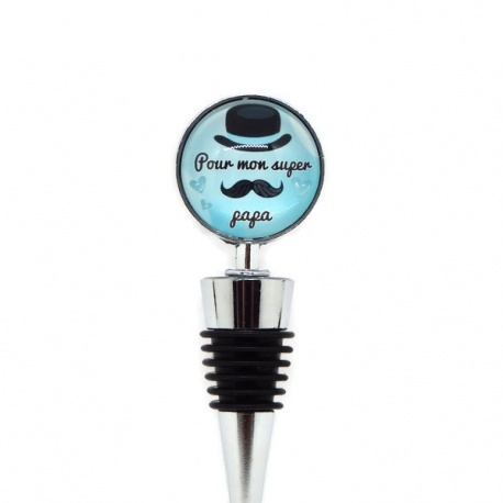 Bouchon de bouteille "Pour mon super papa"