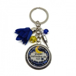 Porte-clés "Super infirmière de nuit"