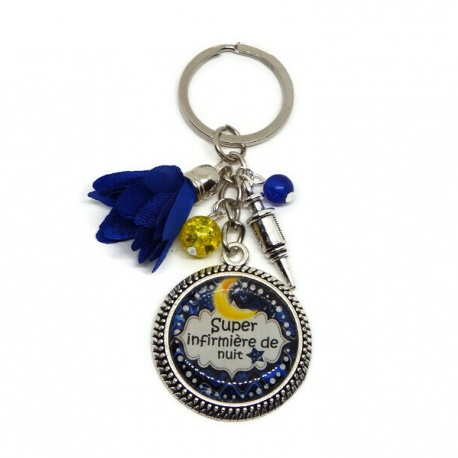 Porte-clés "Super infirmière de nuit"