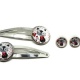 Boucles d'oreilles puce enfant thème chat