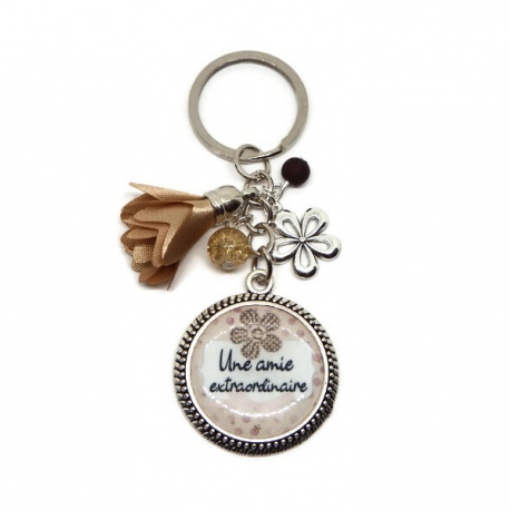 Porte clés "Une amie extraordinaire"