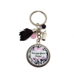 Porte-clés "Une sage femme unique"