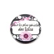 Miroir de poche "Pour la plus géniale des tatas"