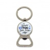 Porte clés décapsuleur "Bientôt papy bébé t'aime déjà !"