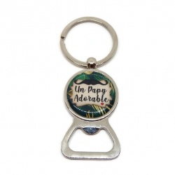 Porte clés décapsuleur, "Un papy adorable"